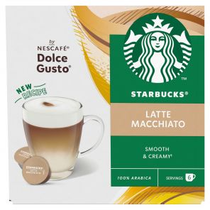 Starbucks® Latte Macchiato by NESCAFE® DOLCE GUSTO® - kávové kapsle - 12 kapslí v balení