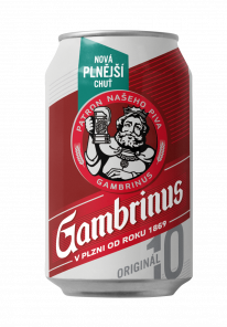 Gambrinus Originál 10, plechovka 0,33l