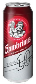 Gambrinus Dry, plech 0,5l