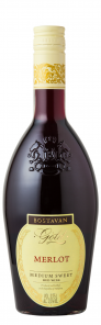 Asconi Merlot červené víno polosladké 0,75l