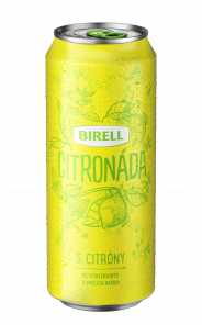 Citronáda od Birellu, plech 0,5l