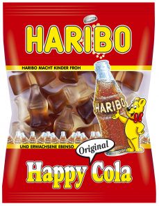 Haribo Happy Cola želé s kolovou příchutí 100g