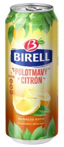 Birell Polotmavý citrón, plech 0,5l