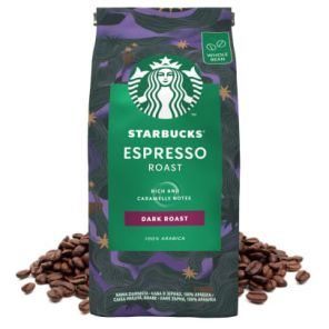 Starbucks® Espresso Roast, zrnková káva, 200g
