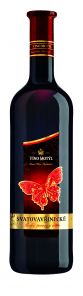 Motýl Svatovavřinecké polosuché červené víno 0,75l