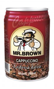 Mr. Brown Cappuccino nápoj s mlékem, kávovým nálevem a s čokoládovou příchutí 240ml