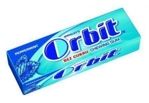 Orbit peppermint dražé 14g