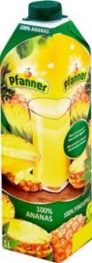 Pfanner 100% ananasová šťáva 1l