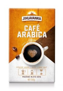 Jihlavanka Café Arabica pražená mletá káva 250g