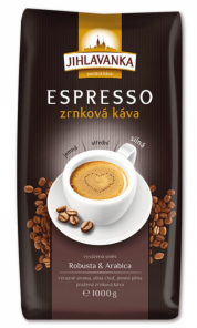 Jihlavanka Espresso pražená zrnková káva 1000g