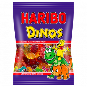 Haribo Dinos želé dinosauři s ovocnými příchutěmi 100g