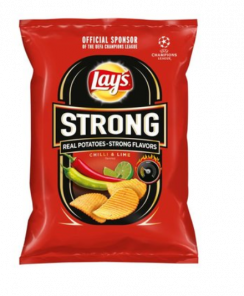 Lay's Strong Smažené bramborové lupínky s příchutí chilli a limetky 77g