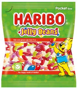 Haribo Jelly Beans dražé fazolky s želé náplní 80g