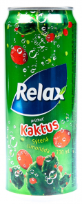 RELAX LIMONADA KAKTUS 0,33L PLECH