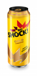 Big Shock! Gold energetický nápoj sycený 500ml