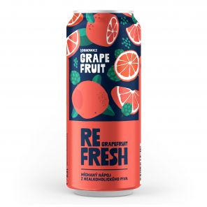 Démonický Refresh Grapefruit plech 0,5 l