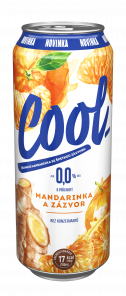 Cool 0,0% přích. Mandarinka a Zázvor 0,5L plech