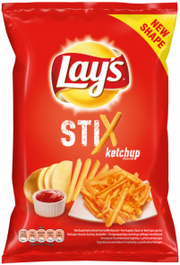 Lay's Stix Smažené bramborové lupínky s příchutí kečupu 70g