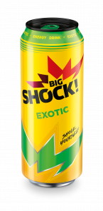 Big Shock! Exotic energetický nápoj sycený 500ml