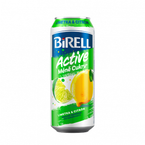 Birell Active Limetka a Citron méně cukru, plech 0,5l