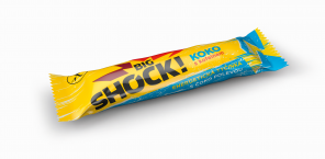 Big Shock! Koko s kofeinem energetická tyčinka s čoko polevou 55g