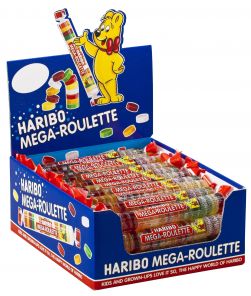 Haribo Mega-Roulette želé s ovocnými příchutěmi 45g