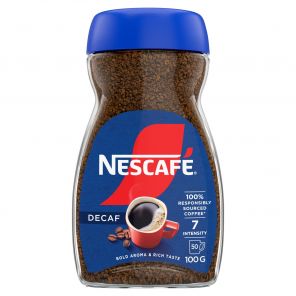 NESCAFÉ DECAF, instantní káva bez kofeinu, 100g