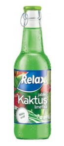 RELAX KAKTUS,JABLKO,LIMET. 0,25L SKLO