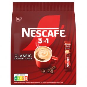 NESCAFÉ 3in1 Classic, instantní káva, 10 sáčků x 16,5g (165g)